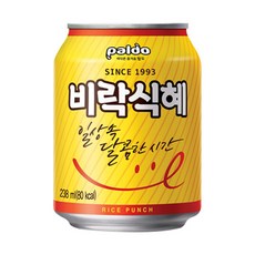 비락식혜, 238ml, 24캔