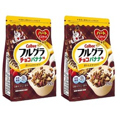 Calbee 卡樂比 富果樂格蘭諾拉麥片 香蕉巧克力風味, 2包, 550g