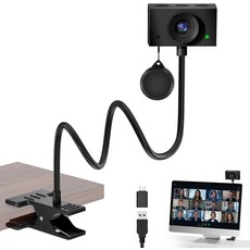 PC용 웹캠 1080P 스트리밍 카메라 데스크톱 컴퓨터노트북용 웹캠마이크 포함 라이브 통화 회의를 위한 브래킷 수동 포커스가 있는 USB 플러그 앤 플레이
