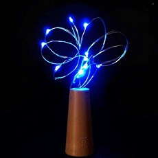 LED 전구 스텐드 공예철사 블루 와이어 조명 장식 1m 10구 무드등 받침대, 50개