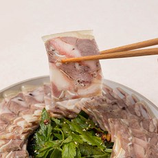 국내산 김해 돼지머리 편육 쫄깃한 뒷고기, 2개, 200g