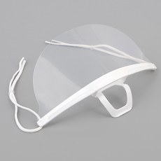 식당 주방장 조리용 투명마스크 위생관리 침튀김방지 다기능 플라스틱입가리개 식당마스크, 609