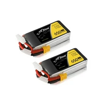 타투 ACE 3S 650mAh 리포 배터리 75C 11.1V RC XT30 플러그 포함 FPV 레이싱 드론 쿼드콥터용, 01 2PCS 650mAh 3S