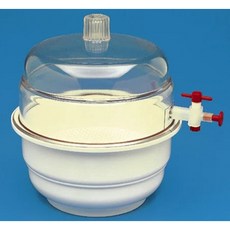 TARSONS 塑膠真空乾燥器 PC/PP All Clear Desiccator Vacuum PC/PC, 402010，PC，PP，150mm