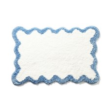 프랑프랑 FrancFranc 웨이브 라인 멀티 매트 블루ㅡ240418, 프랑프랑 FrancFranc 웨이브 라인 멀티 매트 블, 1개