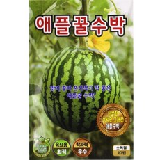 애플수박씨앗 애플꿀수박 10립 3개 apple watermelon KS종묘