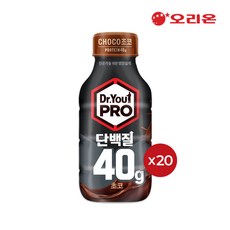 닥터유 프로 단백질 드링크 초코, 350ml, 20개
