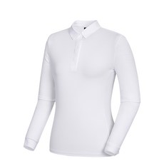 레노마골프 [레노마골프]여성 심플 골지 카라 티셔츠 RWTYJ5132-101_G