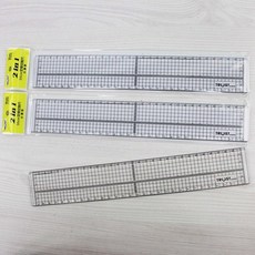 TRUST 壓克力切割尺 30cm 直尺, A-012, 12個