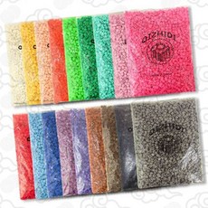 펄러비즈 아이론비즈 컬러 세트 아동 만들기 재료 창작 놀이 교육 완구 핸드메이드 공예 취미 활동 소품, 1개, 하늘