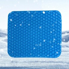 여름 쿨링 실리콘 젤 방석 메쉬 의자 매트 사무실 휴대용, 단일상품0