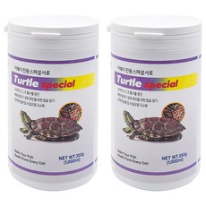 와이비스페셜 YB 스페셜터틀 1000ml 350g 1L 1리터 거북이 사료 먹이 밥 스페셜푸드 법인몰정품, 2개