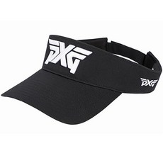 정품 PXG 골프모자 벨크로 스포츠 바이저, 블랙, 1개