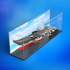 투명 피규어장식장 보관함 쇼케이스 진열장 전시함 커버 흰색 두꺼운 바탕 100X30X35CM