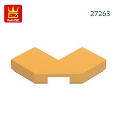 코너 블록 컬러 벽돌 조립 부품과, 25. 66.Pearl Gold, 1개