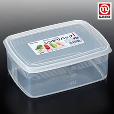 일본 나카야 밀폐용기/찬통/보관용기, I-사각 2000ml, 1개