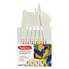 [드림라이프] 문교 페인팅 팔레트 나이프 6본세트 / 유화재료 물감 도구, 1개