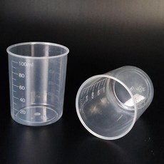塑料量杯 刻度量杯 100ml, 1個, 10個