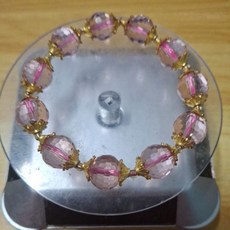 10mm 鑽切水晶手串, 1個