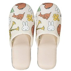 센코(Senko) 슬리퍼 미피 애니멀 베이지 프리 사이즈