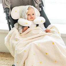 모데즈 아사 유모차 목쿠션, 레몬