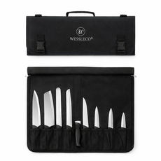 버클식 옥스퍼드 조리도구 포켓형 칼가방 (조리도구 미포함), 1개, 블랙