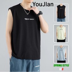 夏季排汗冰絲背心男 網眼速乾運動健身上衣 寬鬆休閒無袖T恤 大尺碼涼感背心