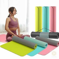 스토어-하유 홈트운동 트레이닝 미니얇은 휴대용요가매트 요가패드, 퓨어마린, 퓨어마린_단일상품