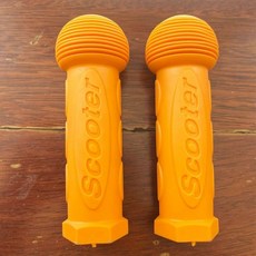 마이크로 킥보드 맥시 미니 손잡이 교체 부품 2개, 1개, 연주황 스쿠터 1쌍