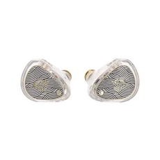 TANGZU Wan'er S.G II 10mm 다이나믹 드라이버(PET 다이어프램 포함) IEM 이어폰(3.5mm/4.4mm/Type-C 옵션, 02 White 3.5mm  mic