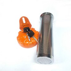 주유구캡 굴삭기 연료탱크 차량용 커버 연료 가드 뚜껑, 1개, 스테인리스 스틸 필터+연료 탱크 커버 세트