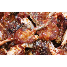 꽃게무침 양념꽃게 무침꽃게 양념꽃게장 양념게장 서해안꽃게 진도꽃게 목포꽃게장, 1kg, 1개