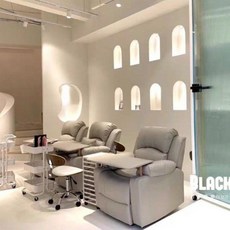 네일샵 전동 리클라이너 의자 락 리프팅 175도 그레이 다기능 페디큐어 높이조절 싱글, 패키지 A, 7.연한회색