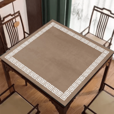 마작판 미끄럼방지 게임카페트 테이블보 소음방지 보드게임판 놀이판 보드게임매트 휴대용, 100×100cm, E타입, 1개