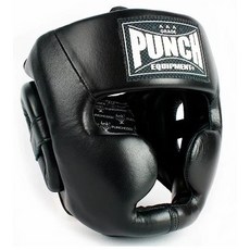【神拳阿凱】PUNCH EQUIPMENT 勝利者全罩式頭盔 面具 頭套 頭盔 護頭 泰拳 MMA 散打 拳擊 對打, 1個, XL,紅, 紅