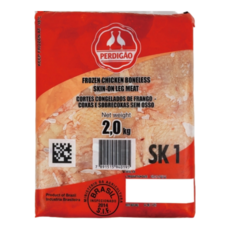 페르디가오 브라질산 닭다리살 정육 냉동, 2kg, 3개