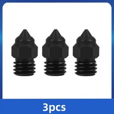 Creality MK8 Nozzle CR-6 SE 0.20.40.60.8mm Nozzles For CR6 SE CR5 PRO Ender 3 S1 pro CR10 V2 Ender, 3PCS-Hardened