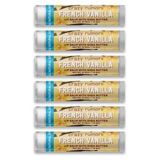 크레이지루머스 립 밤 4.4 ml, French Vanilla, 6개, 4.4ml
