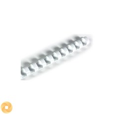 6보급창고 제본 플라스틱링 10mm 25개입 흰색 제본플라스틱링
