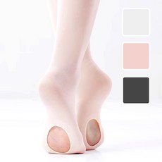 발바닥홀발레타이즈 미끄럼방지무용복홀타이즈 듀얼스타일요가복발레스타킹 79cm, 피치