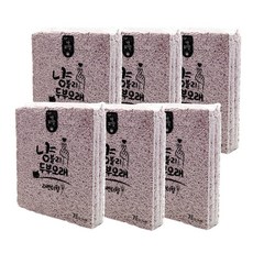 냥블리 두부모래 가는입자 고양이모래, 6개, 라벤더향