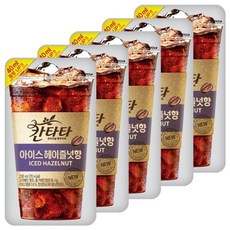 아이스 헤이즐넛향 230ml x 50팩입 아이스 파우치 커피 dew+8686nm