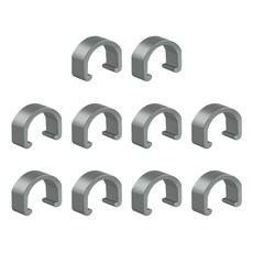 자전거 브레이크 케이블 C 클립 유압 호스 하우징 시프트 클램프 가이드 0pcs, 그레이