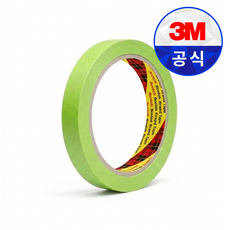 3M #233(#401) 내열마스킹테이프, 1개, 마스킹 15mm (3M 233+ 녹색) / 길이40M
