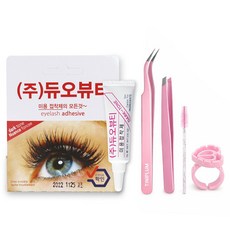 듀오뷰티 글루 검정 고급 속눈썹 족집게, 1개