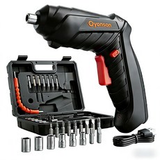 Oyoson 무선 충전 리튬이온 전동 드라이버 세트, 1세트