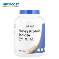 뉴트리코스트 WPI 분리 유청 단백질 웨이 프로틴 무맛 2268g, 2.268kg, 1개