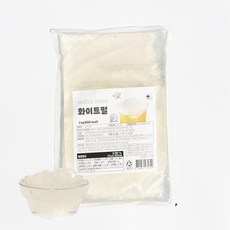 곤약펄 화이트 펄 1kg 타피오카 버블티 빙수 토핑용, 1개, 1개입