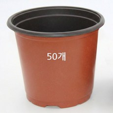 파파가든 모종화분 연질 포트 삽목분 파종화분, 50개, 브라운
