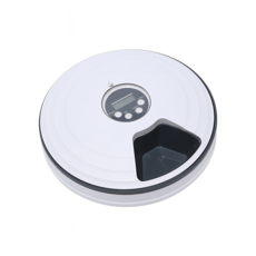 Wantech Pet 6格自動餵食器 語音錄製 支援6餐, 白色, 1個, 2L